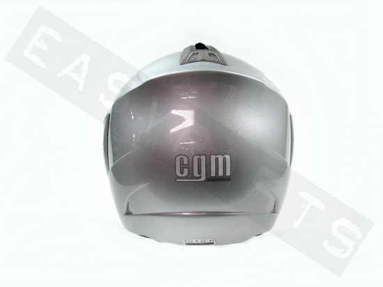 Helm Modular CGM 504A Thunderbolt Silber Metallic (Doppelvisier)